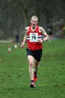 Graham Cook (NSP) finishing the New Years Day Morpeth 11k Road Race. Photo: David T. Hewitson/Sports for All Pics